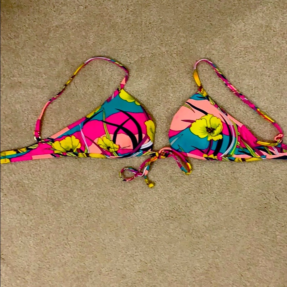 Roxy Multi Color Swim Top